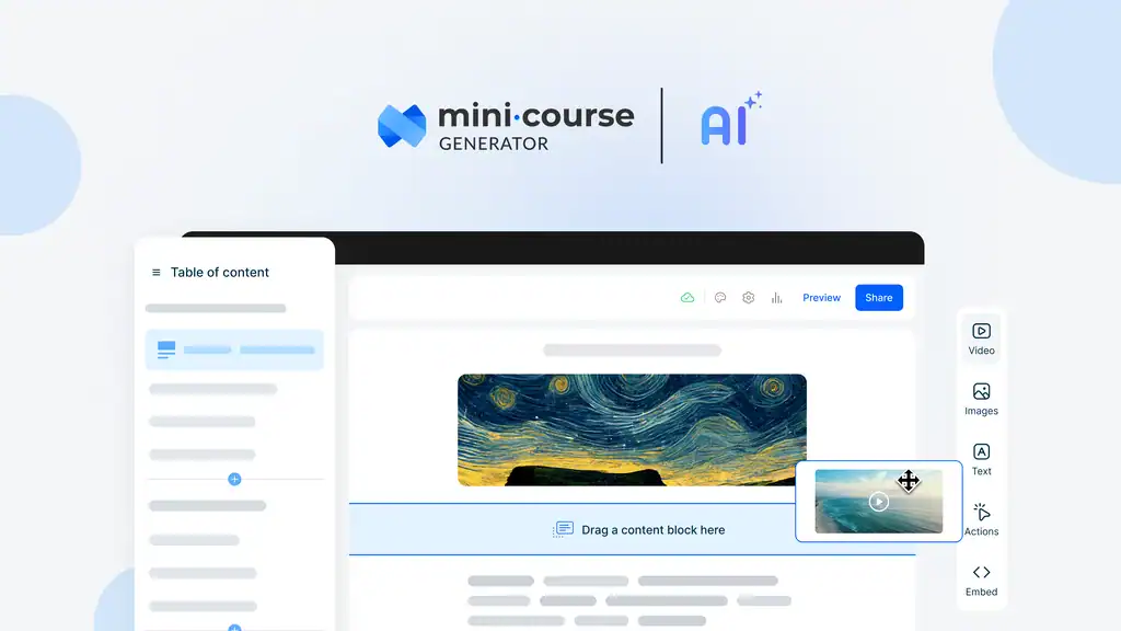 Mini Course Generator Lifetime Deal - AppsWorld