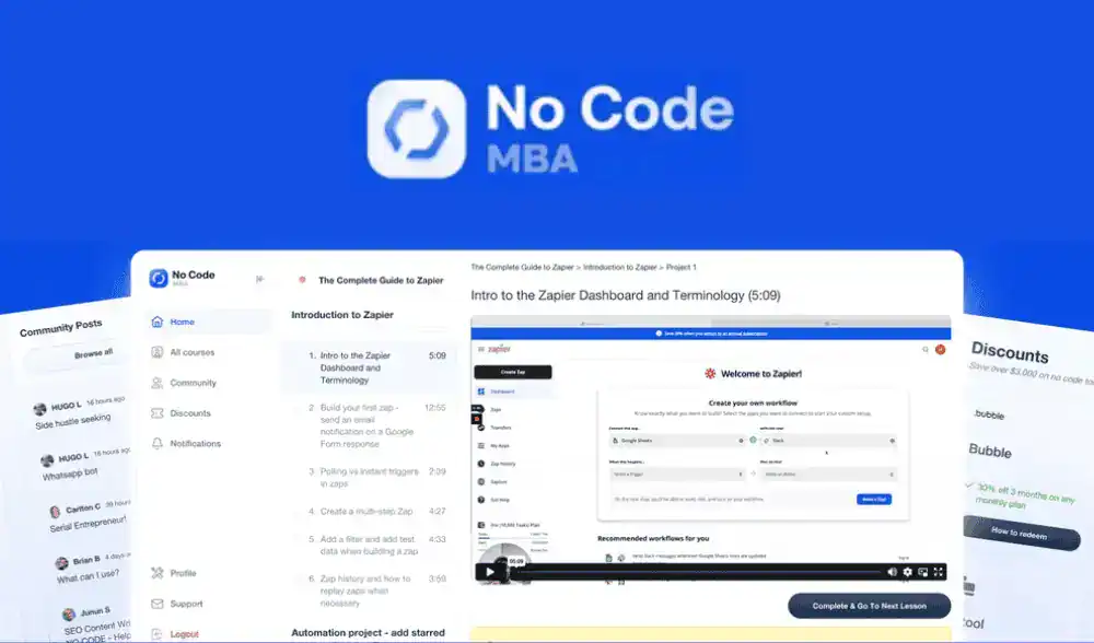 No Code MBA Lifetime Deal - AppsWorld